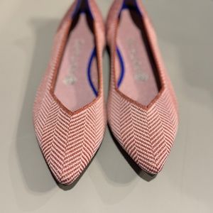 Rothy's Points 8.5 Amber Stripe Metallic - Never Worn Rare